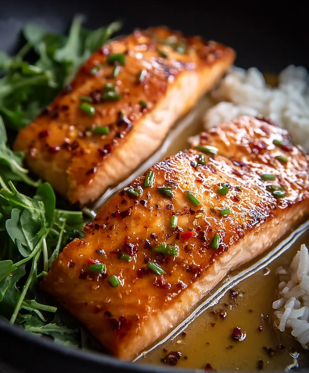 Delicious Hot Honey Glazed Salmon: Quick & Flavorful Meal