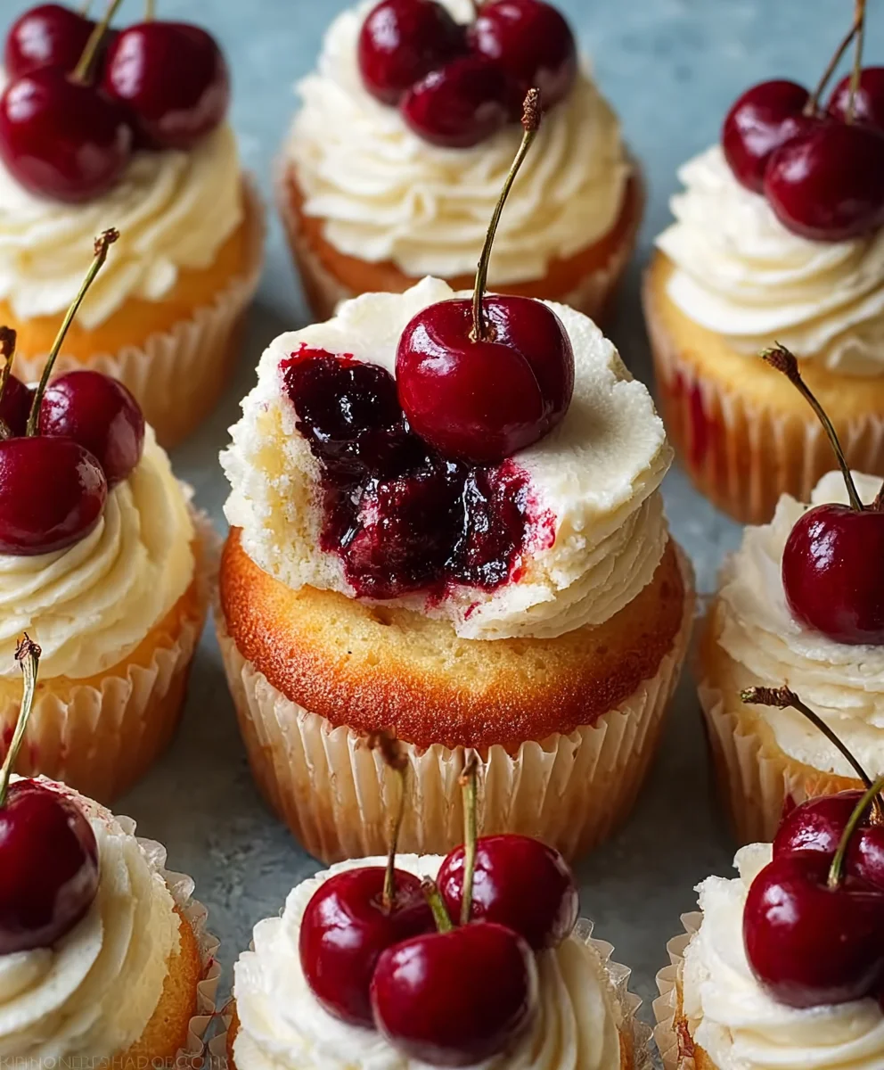 Homemade Cherry Cupcakes: Quick, Easy, and Irresistible!