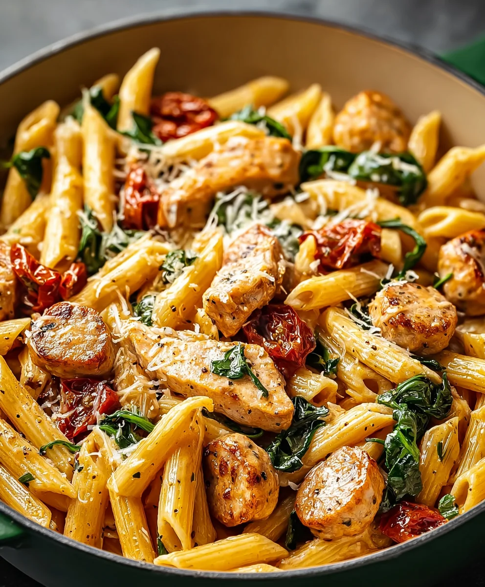 Chicken Sausage Pasta: Quick & Flavorful Dinner Idea!