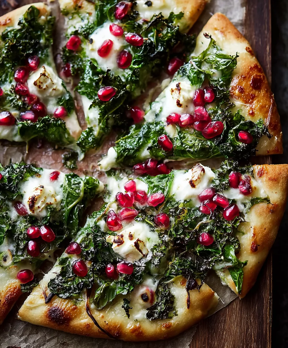 Winter Greens & Pomegranate Pizza: Fresh, Vibrant Recipe!
