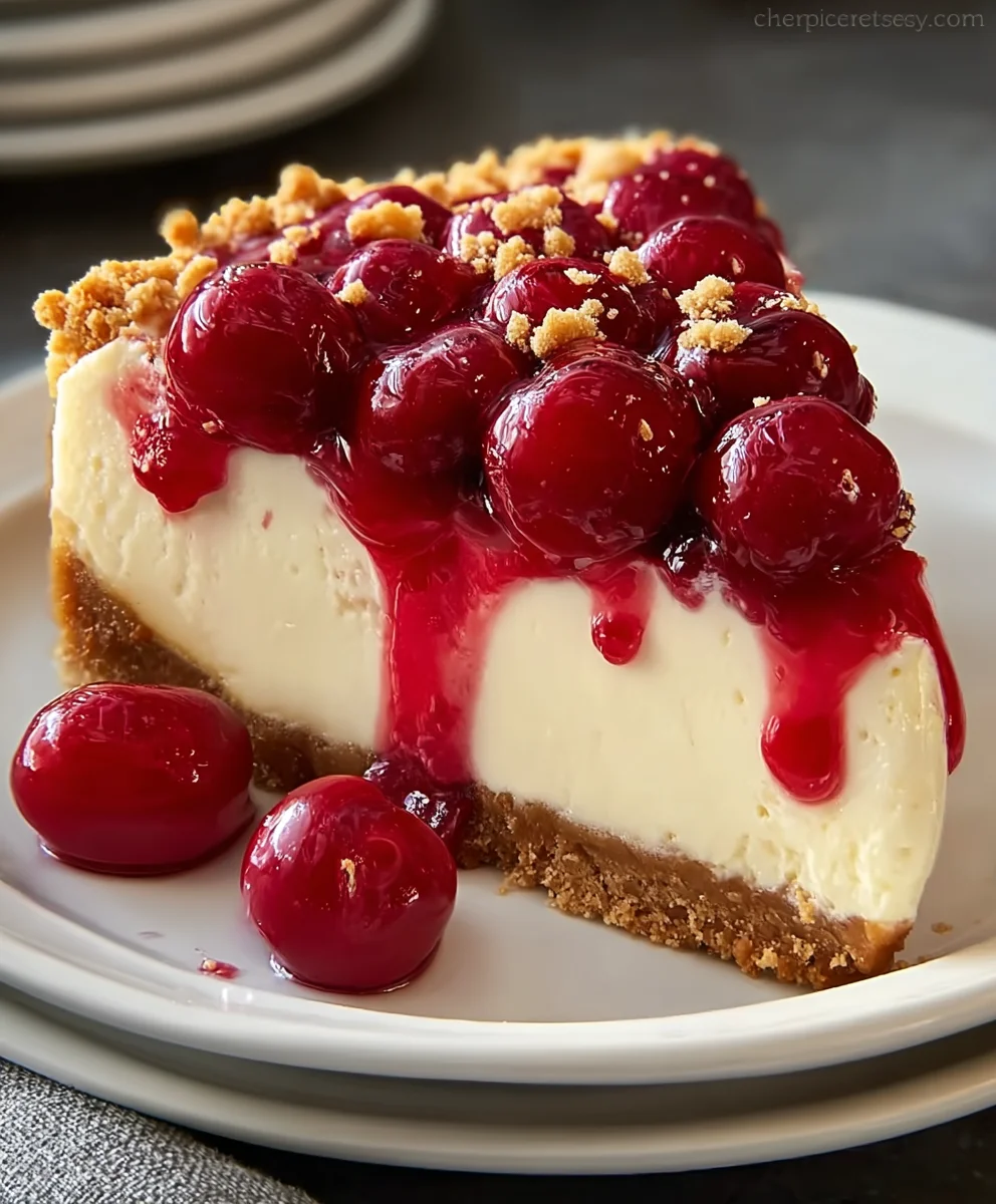 Irresistible Cherry Cheesecake Recipe - Easy & Delicious!