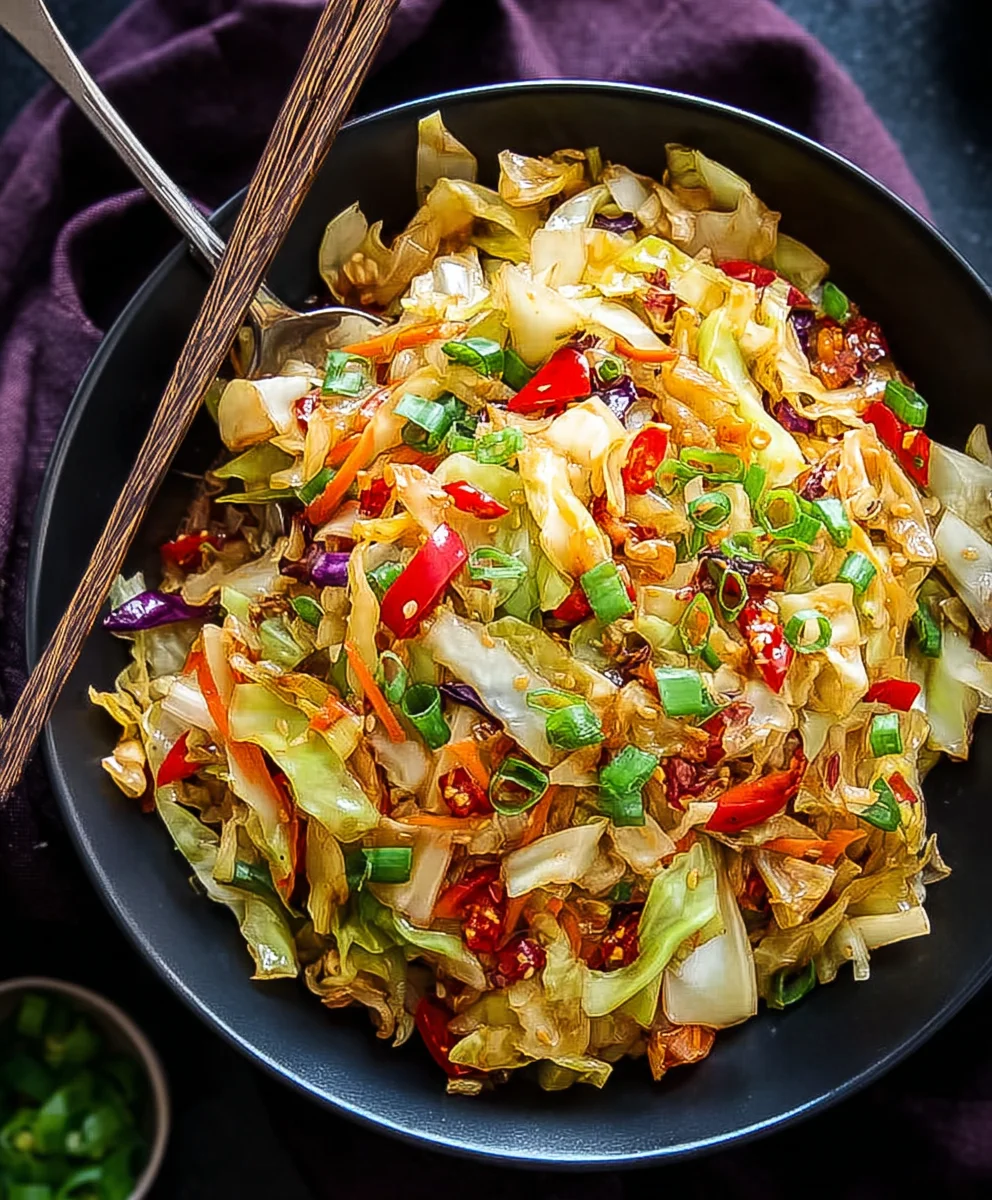 Delicious Asian Cabbage Stir Fry: Quick & Easy Recipe