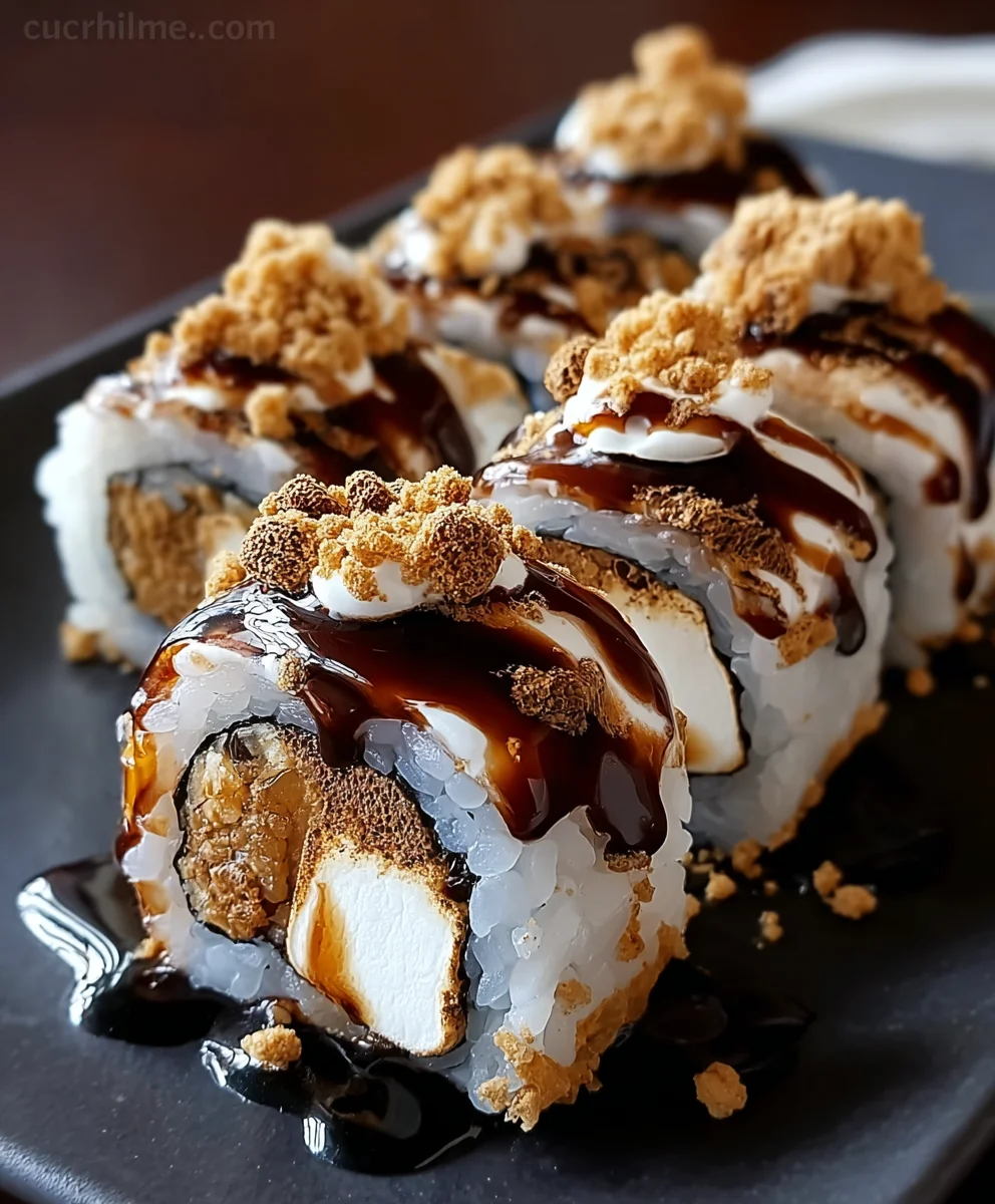 Amazing Smores Sushi Rolls - Your New Favorite Dessert!