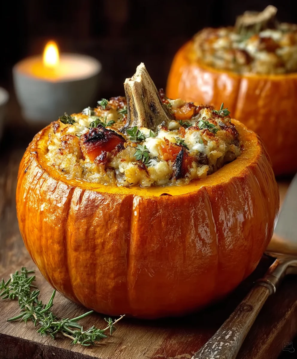 Delicious Roasted Stuffed Pumpkin Recipe for Fall