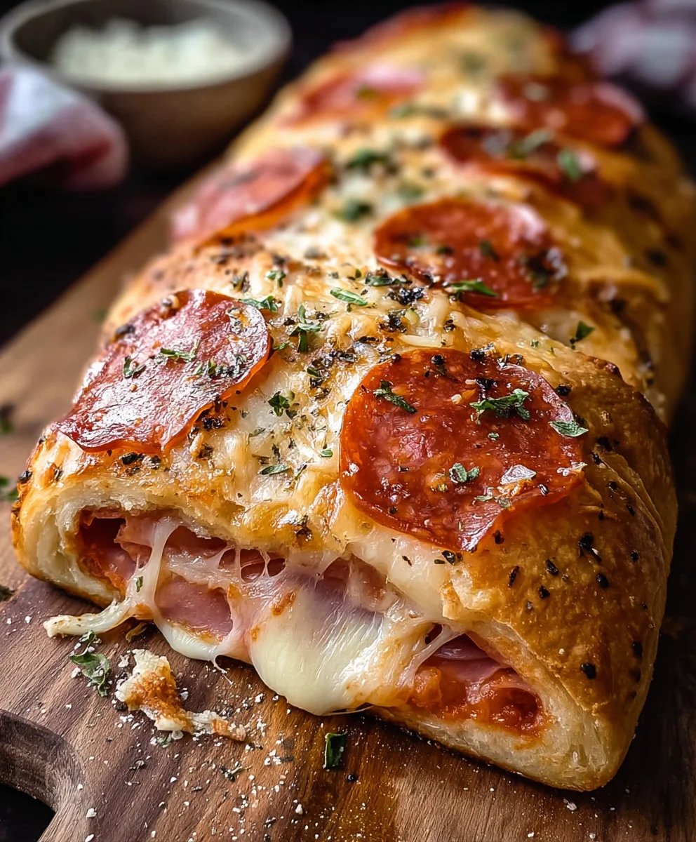 Easy Homemade Stromboli Pizza – Perfect for Family Dinner