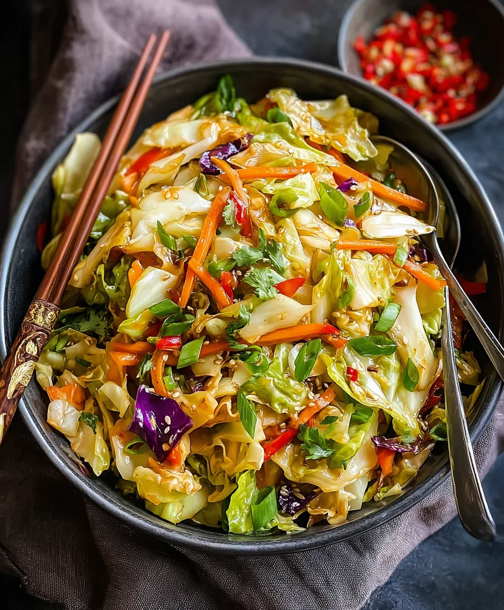 Delicious Asian Cabbage Stir Fry: Quick & Easy Recipe