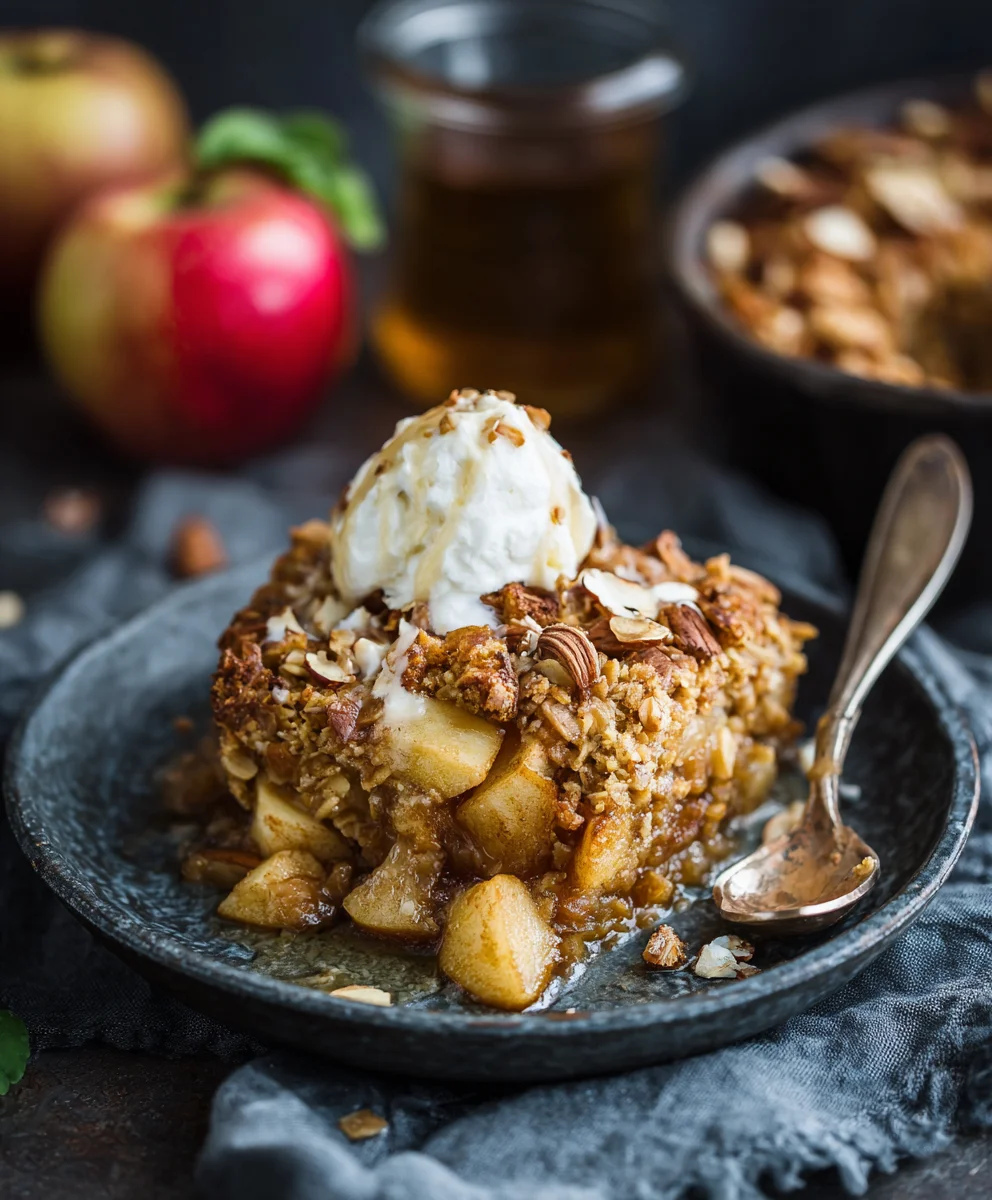 Warm Oatmeal Apple Breakfast Bake: Easy & Healthy Recipe
