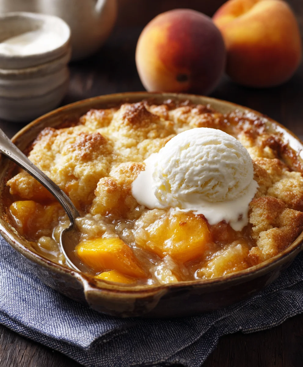 Best Easy Peach Cobbler Recipe – Quick, Delicious & Sweet