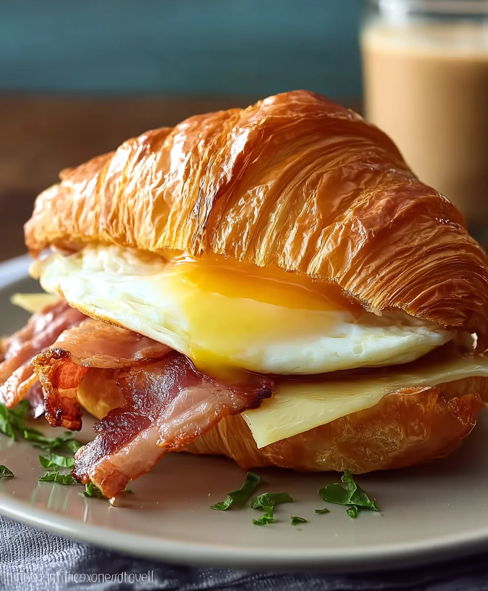 Croissant Breakfast Sandwich Recipe: Start Your Day Right!