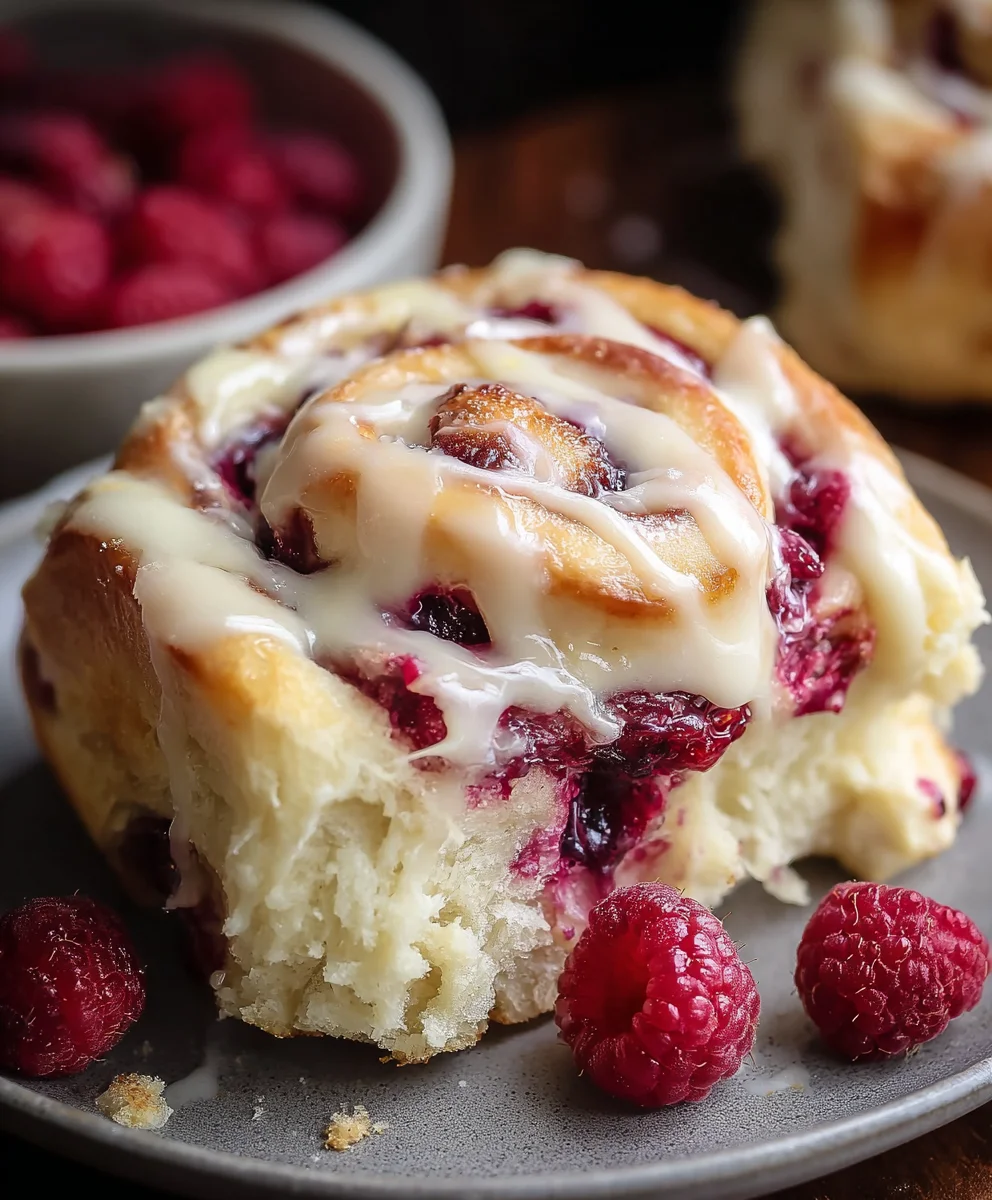 White Chocolate Raspberry Rolls: Sweet & Irresistible Treat