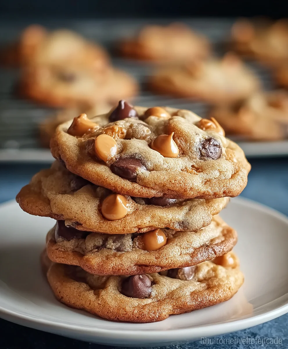 Irresistible Gooey Chocolate Chip Butterscotch Cookies