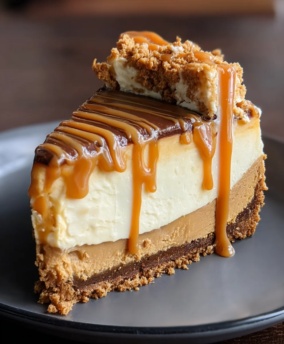 Ultimate Cookie Butter Caramel Cheesecake - Easy & Delicious