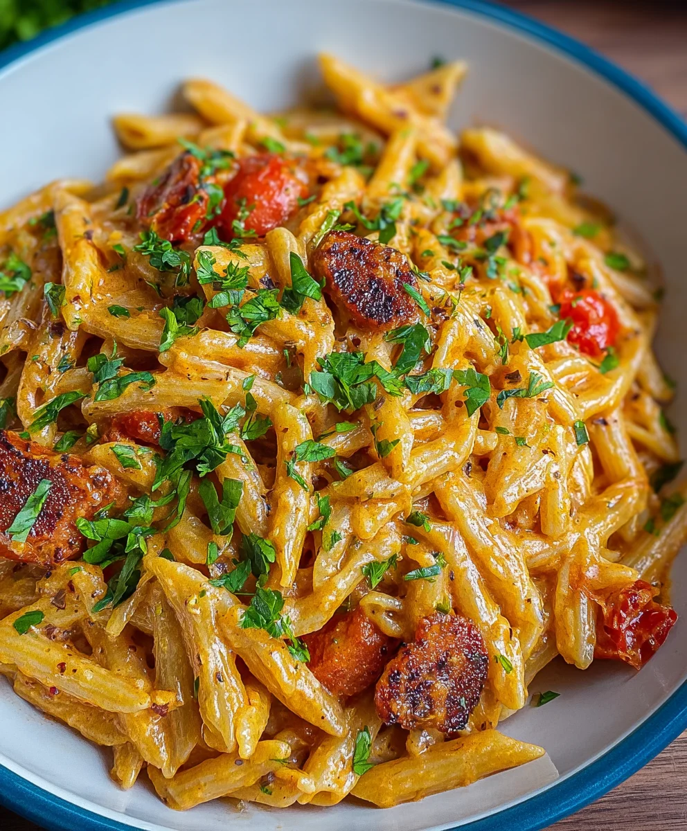 Spicy Vegan Cajun Pasta - Quick & Flavorful Plant-Based Dinner