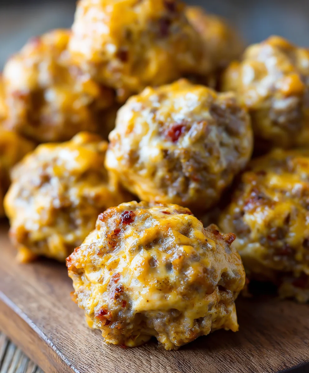 Party-Perfect Rotel Cream Cheese Beef Sausage Balls!