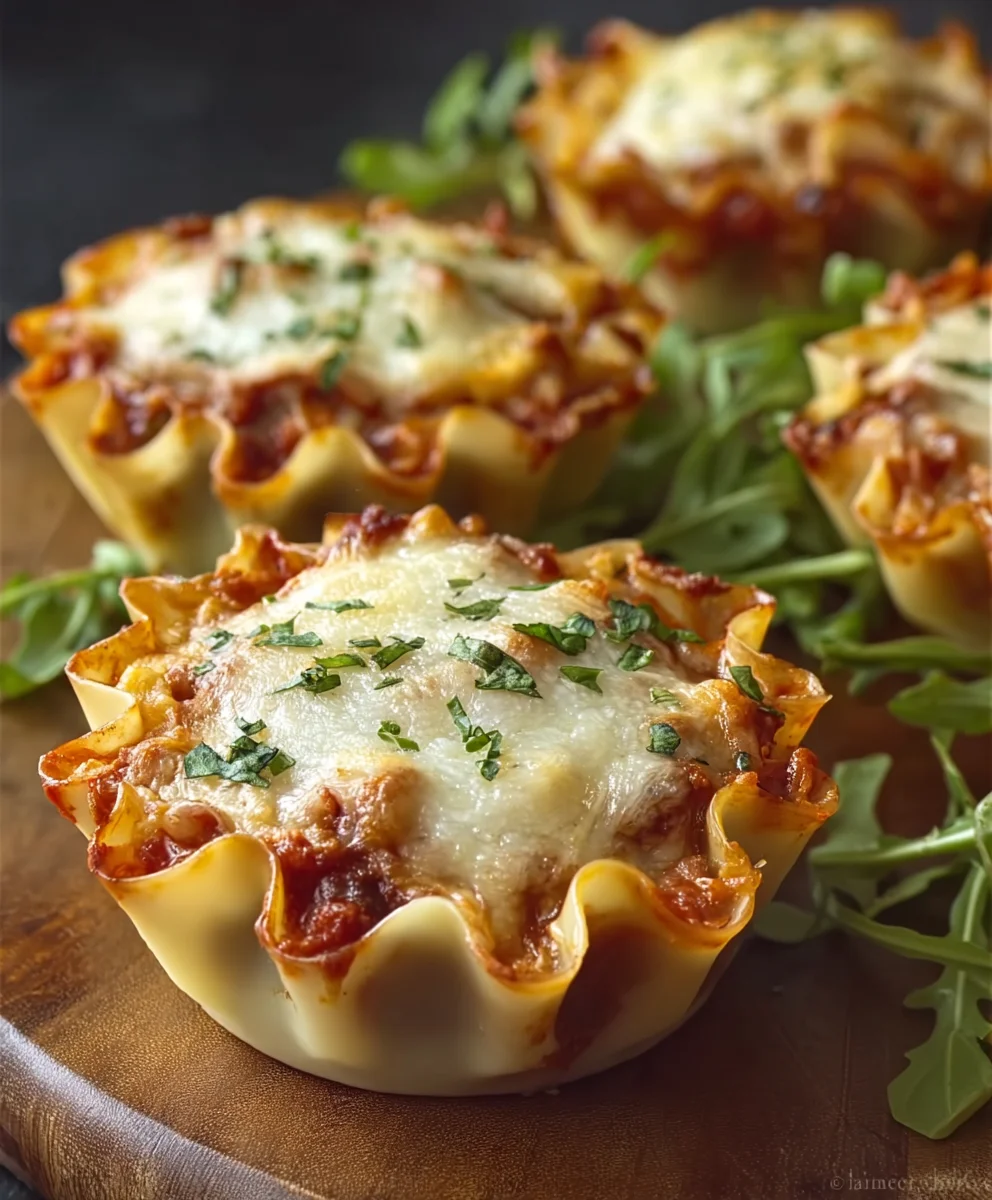Petite Beef Lasagna Cups: Quick, Cheesy & Crowd-Pleasing