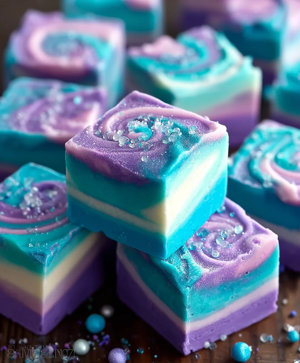 Mermaid Candy Fudge: Irresistible & Sparkly Sweet Treat