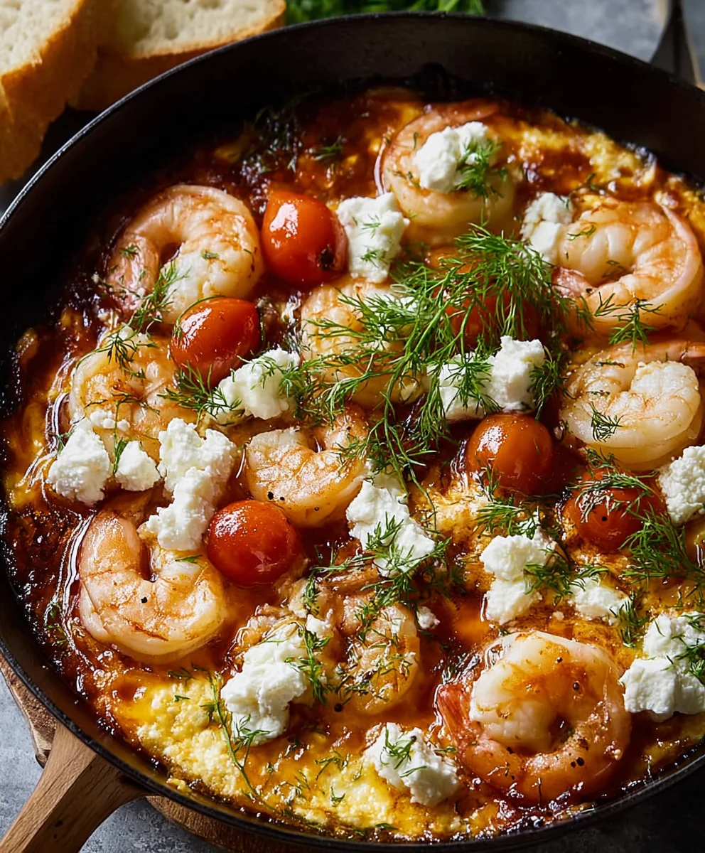 Best Shrimp Saganaki Recipe: Spicy Feta & Tomato Sauce