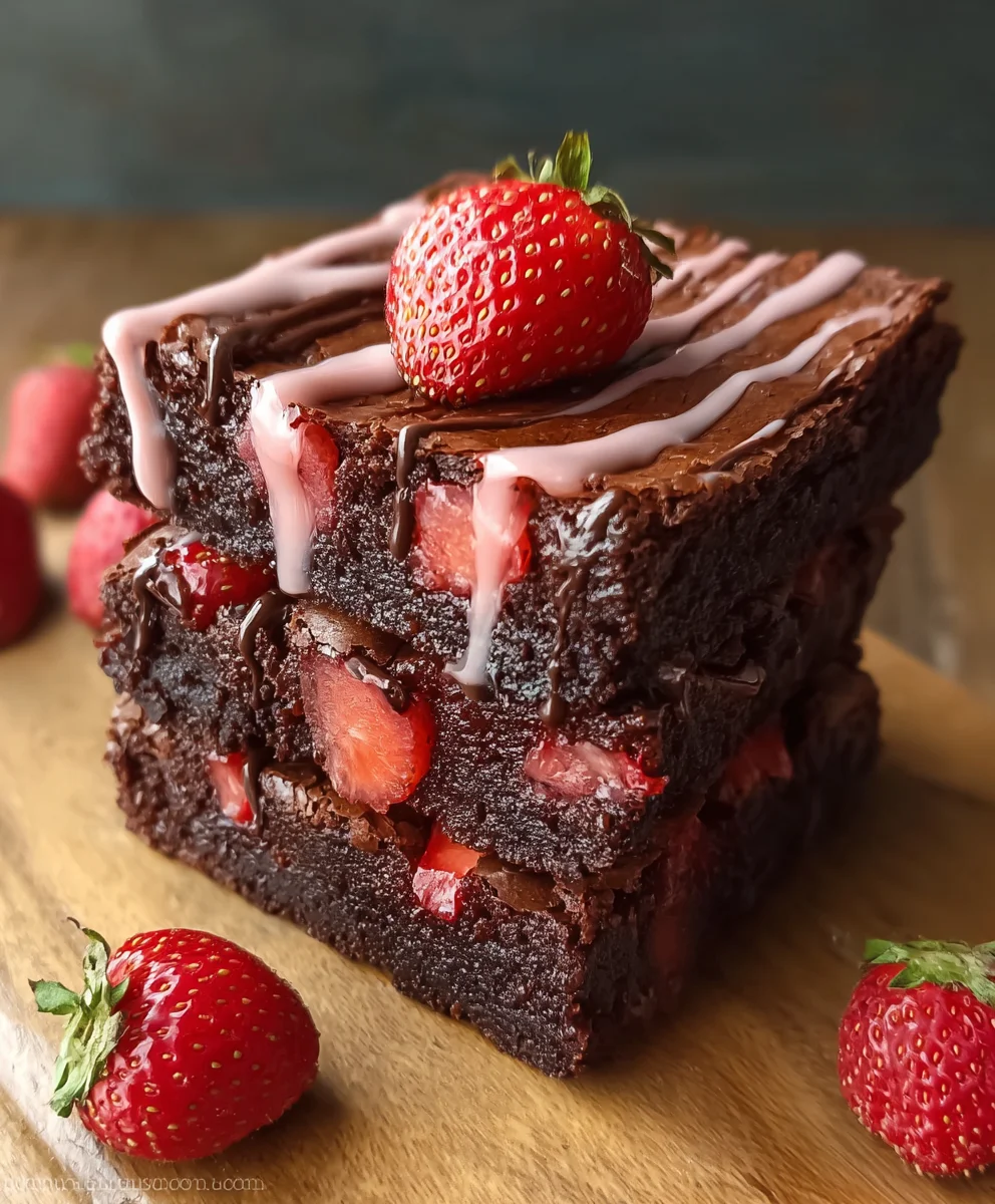 Strawberry Chocolate Brownies: The Ultimate Decadent Treat!