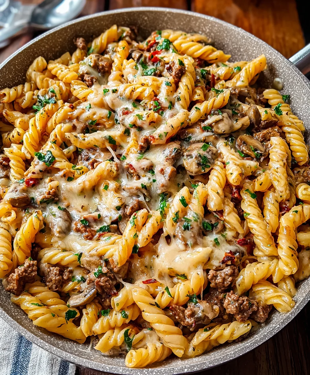 Delicious Philly Cheesesteak Pasta: Your New Favorite!
