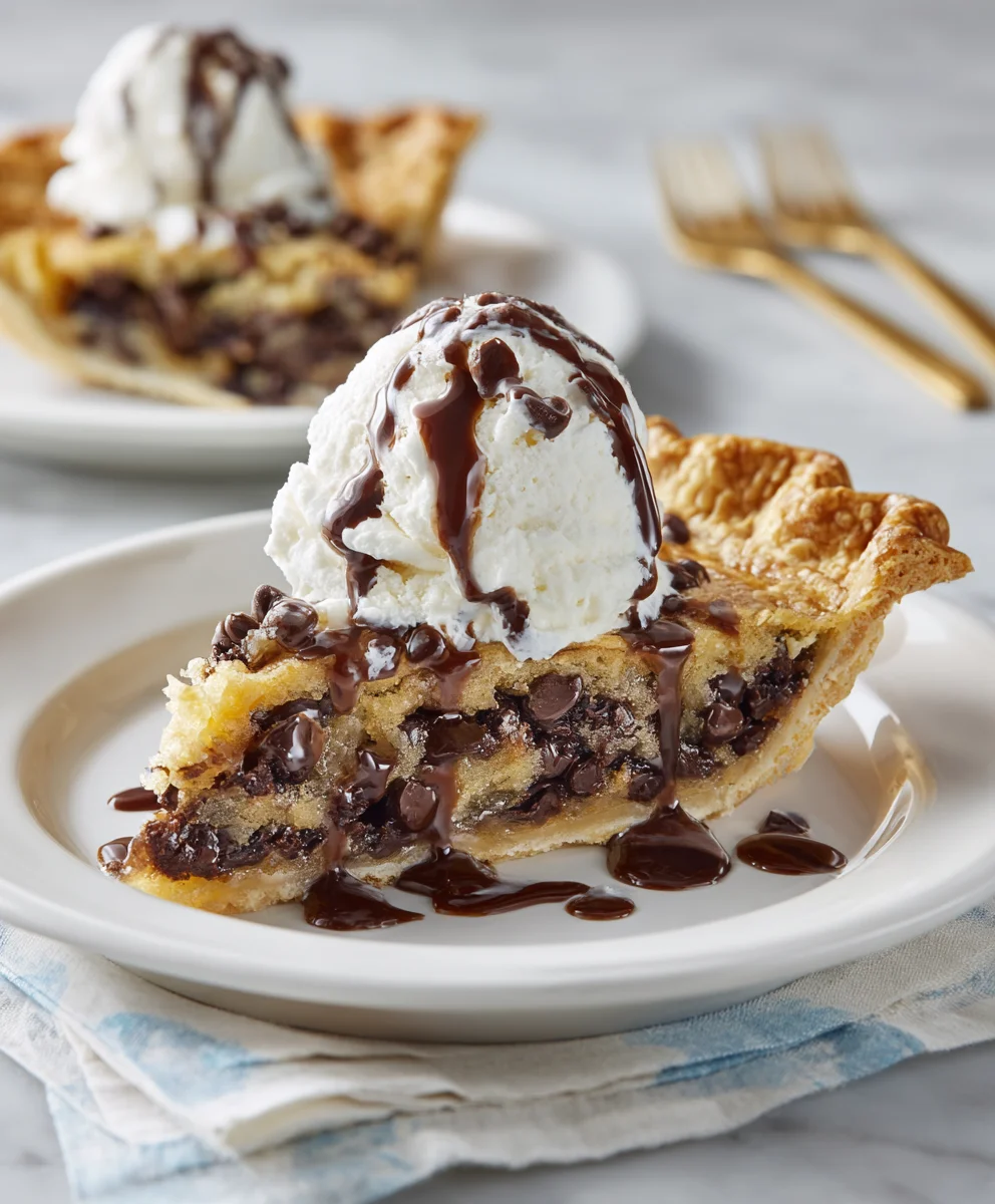 Decadent Gooey Chocolate Chip Pie: Easy Recipe, Pure Joy!