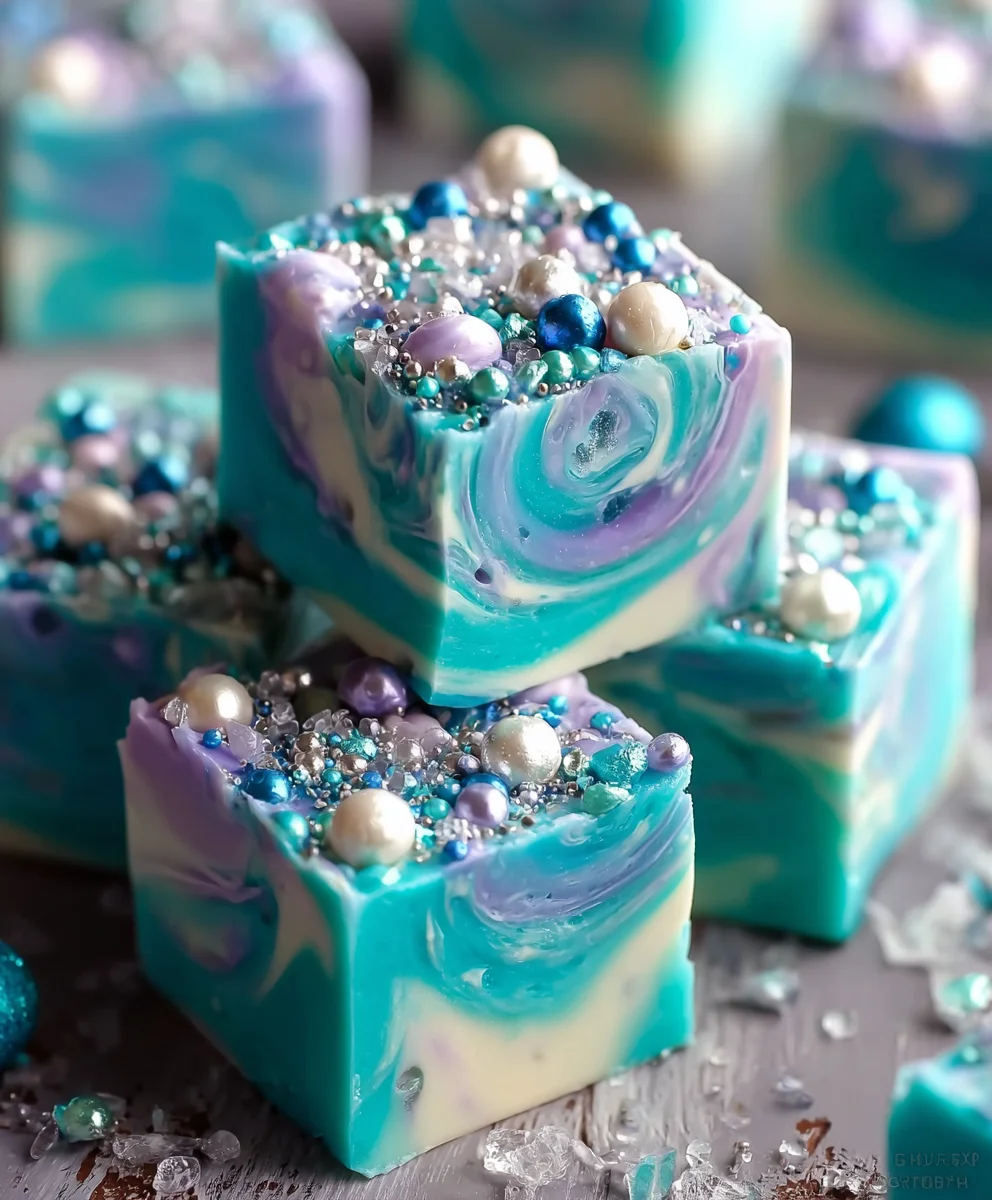 Mermaid Candy Fudge: Irresistible & Sparkly Sweet Treat