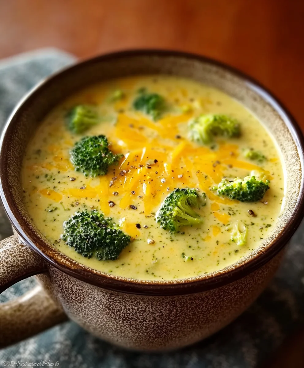 Panera-Style Broccoli Cheese Soup Recipe - Easy & Delicious