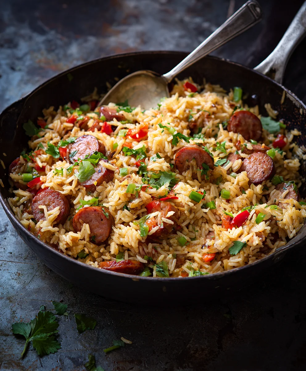 One Pot Smoked Sausage Rice: Fast & Delicious Family Dinner