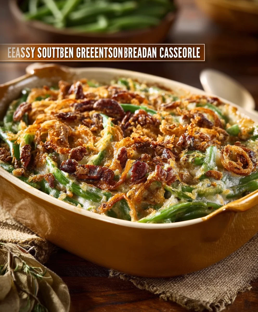 Best Southern Green Bean Casserole: Easy, Creamy & Delicious