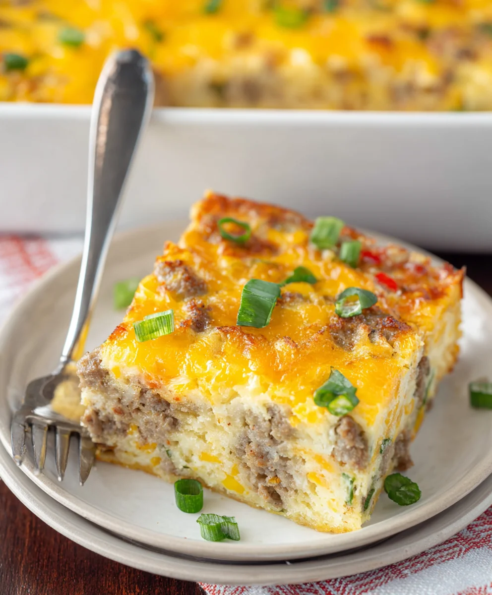 Best Ever Sausage Hashbrown Breakfast Casserole