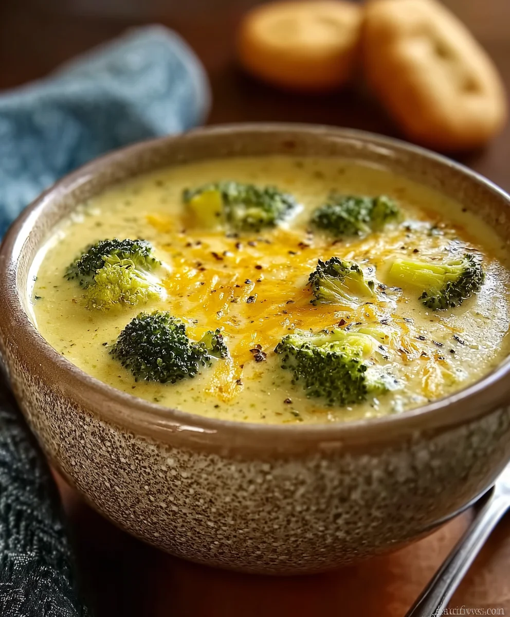 Panera-Style Broccoli Cheese Soup Recipe - Easy & Delicious