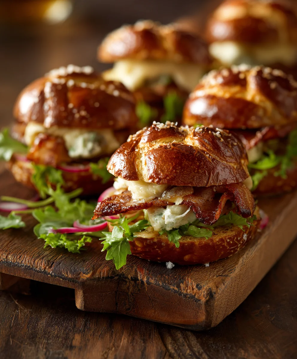 Pretzel Cowboy Sliders: Easy Beefy Game Day Bites!