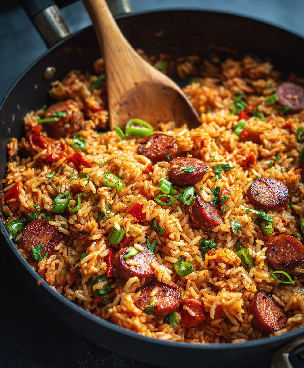 One Pot Smoked Sausage Rice: Fast & Delicious Family Dinner
