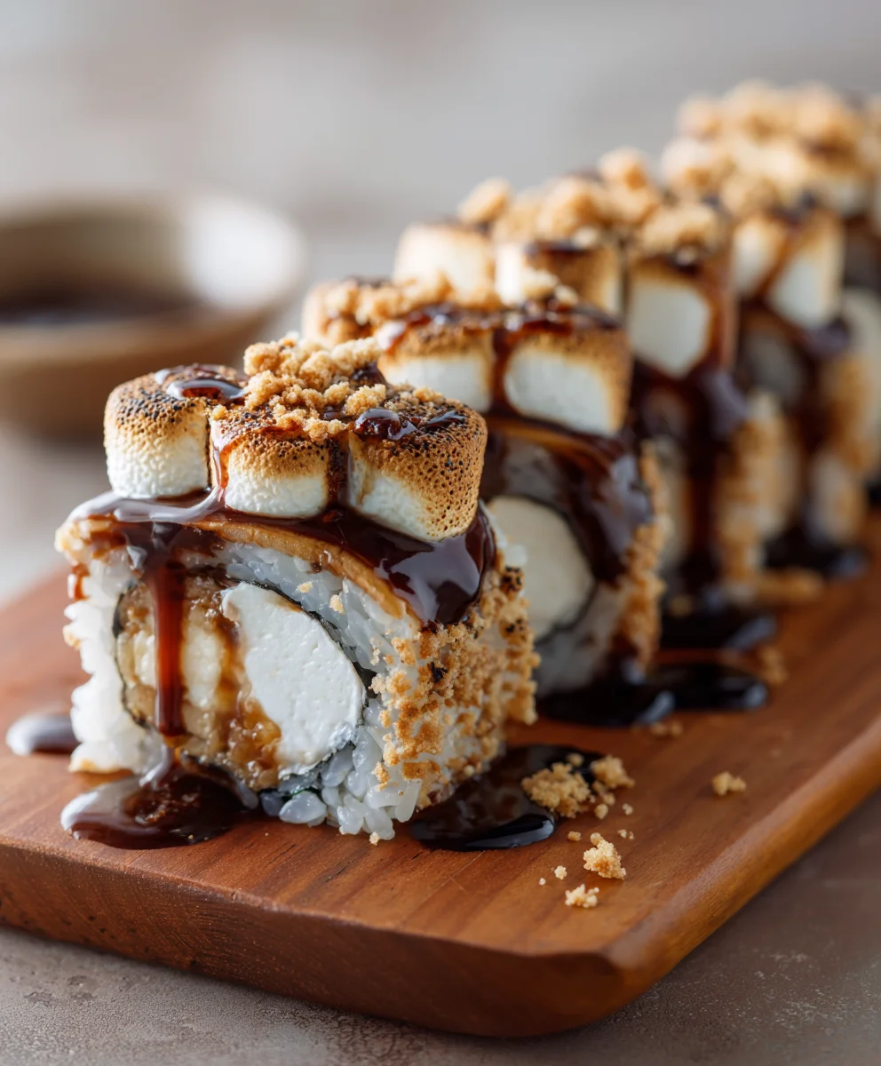Decadent Smores Sushi Rolls Recipe - Easy No-Bake Treat