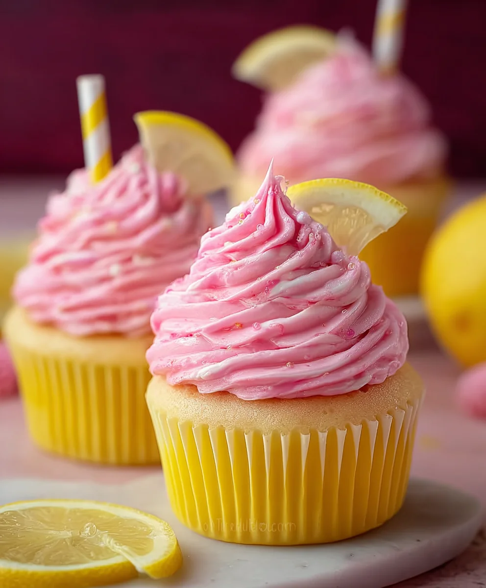 Pink Lemonade Cupcakes: Zesty, Sweet, & Perfect Treat!
