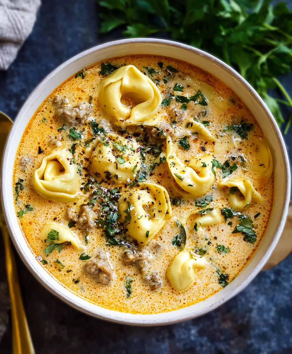 Hearty Creamy Tortellini Soup – Perfect Comfort Food!