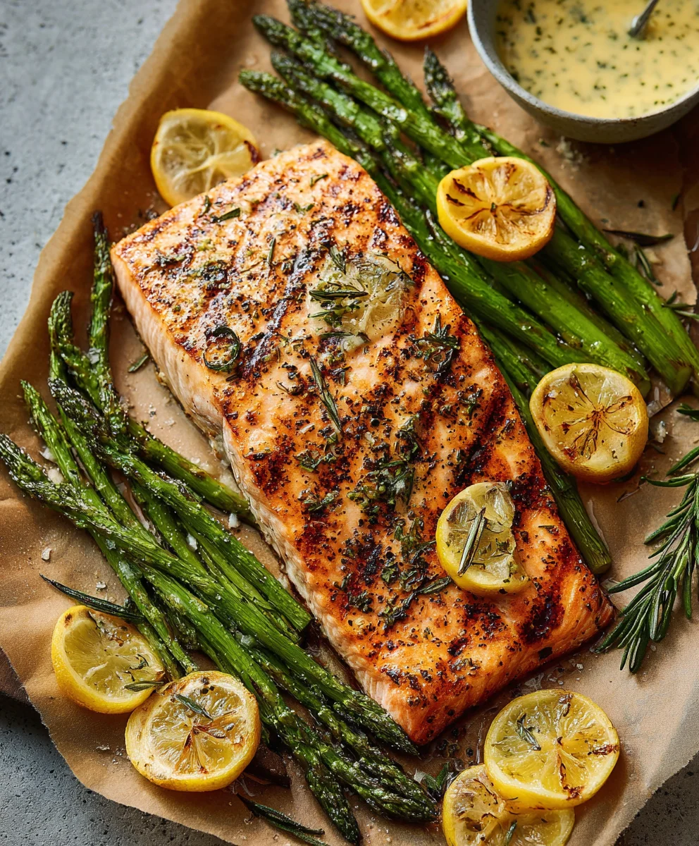 Grilled Salmon With Lemon - Easy & Healthy Recipe!