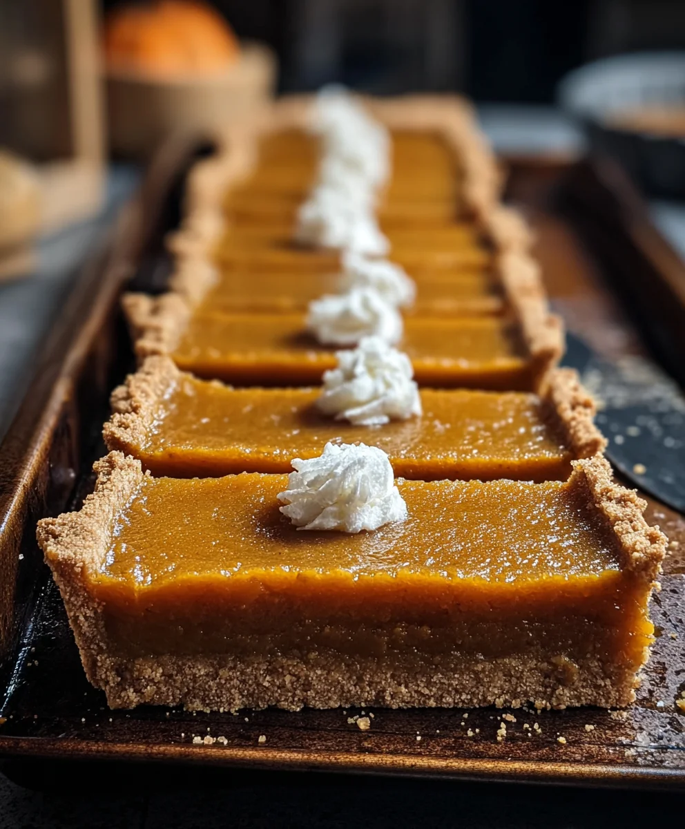 Indulge in Rustic Sweet Potato Pie Bars – Simple & Flavorful