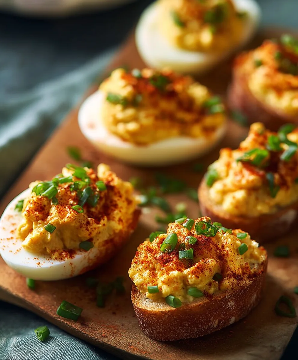 Spicy Bayou Deviled Eggs
