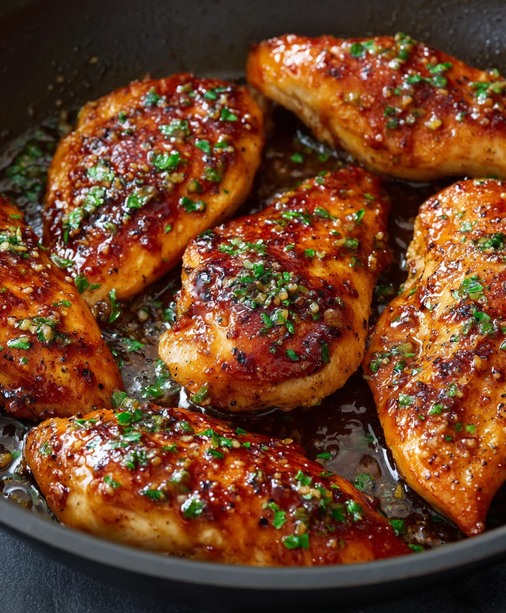 Juicy Honey Garlic Chicken Breasts – Quick & Delicious!