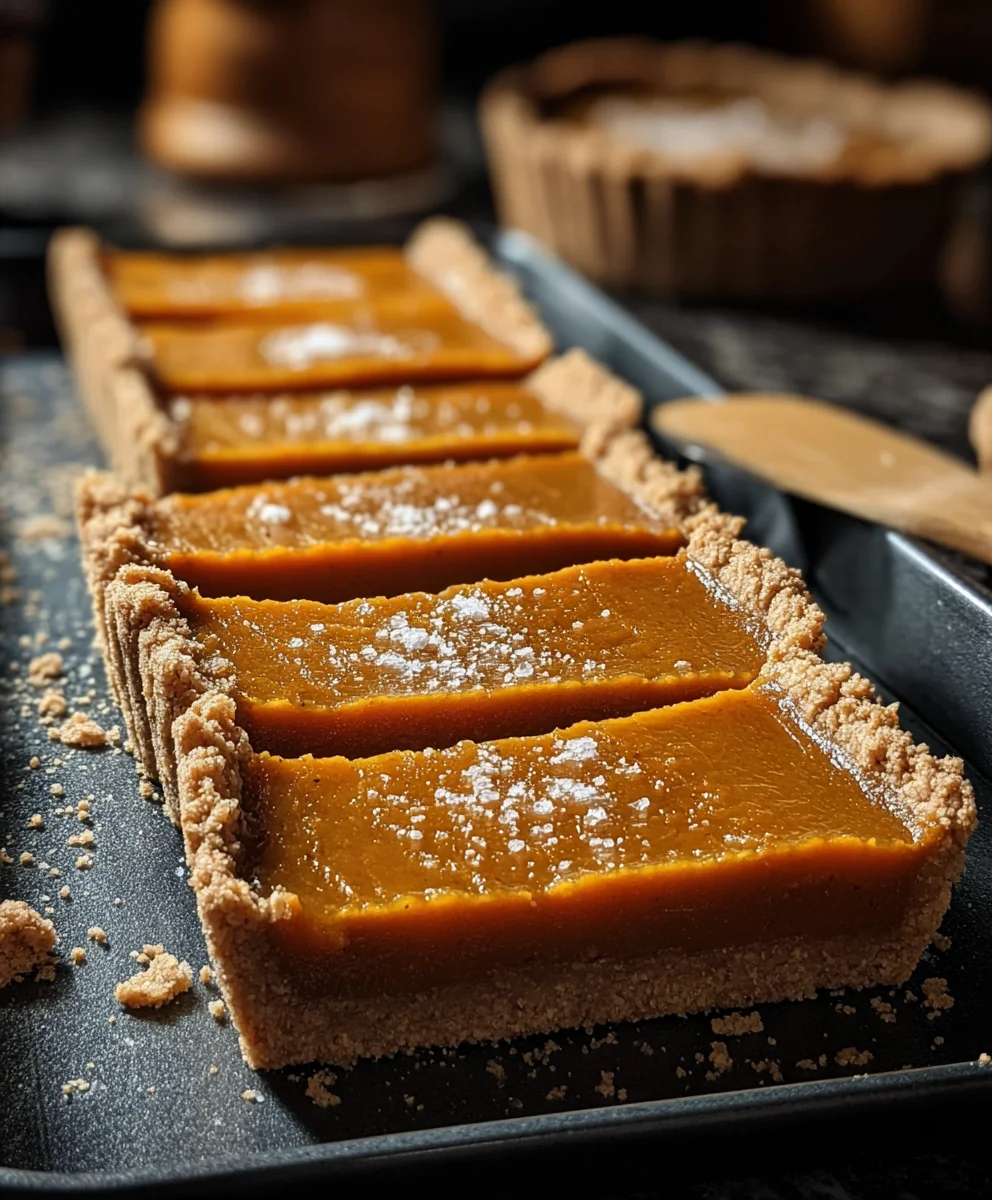 Indulge in Rustic Sweet Potato Pie Bars – Simple & Flavorful