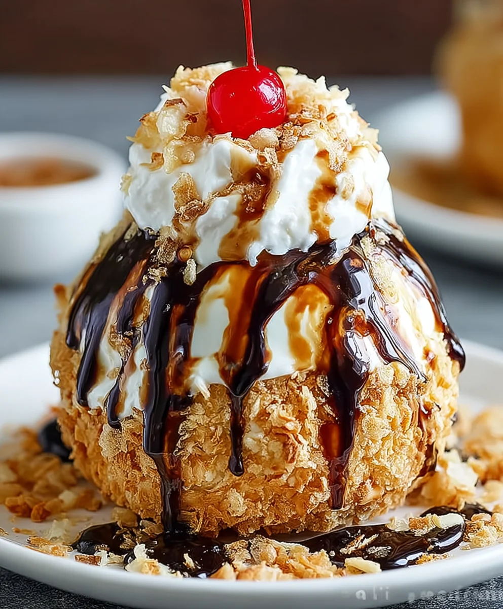 Fried Ice Cream Recipe: Crispy Dessert Indulgence!