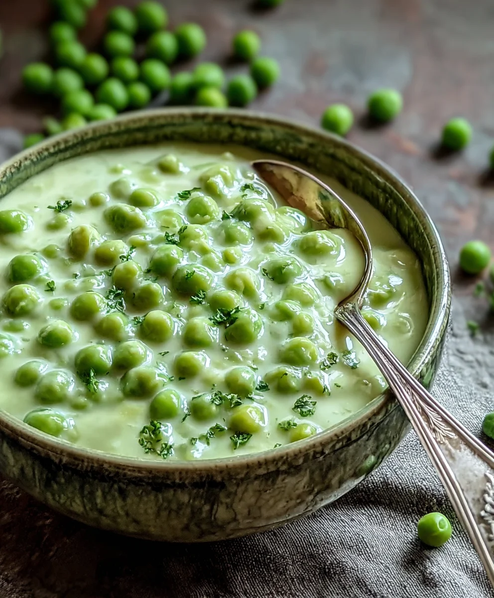 Homemade Creamed Peas