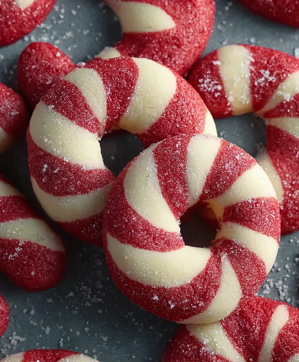 Candy Cane Cookies: Festive Peppermint Swirl Treats!