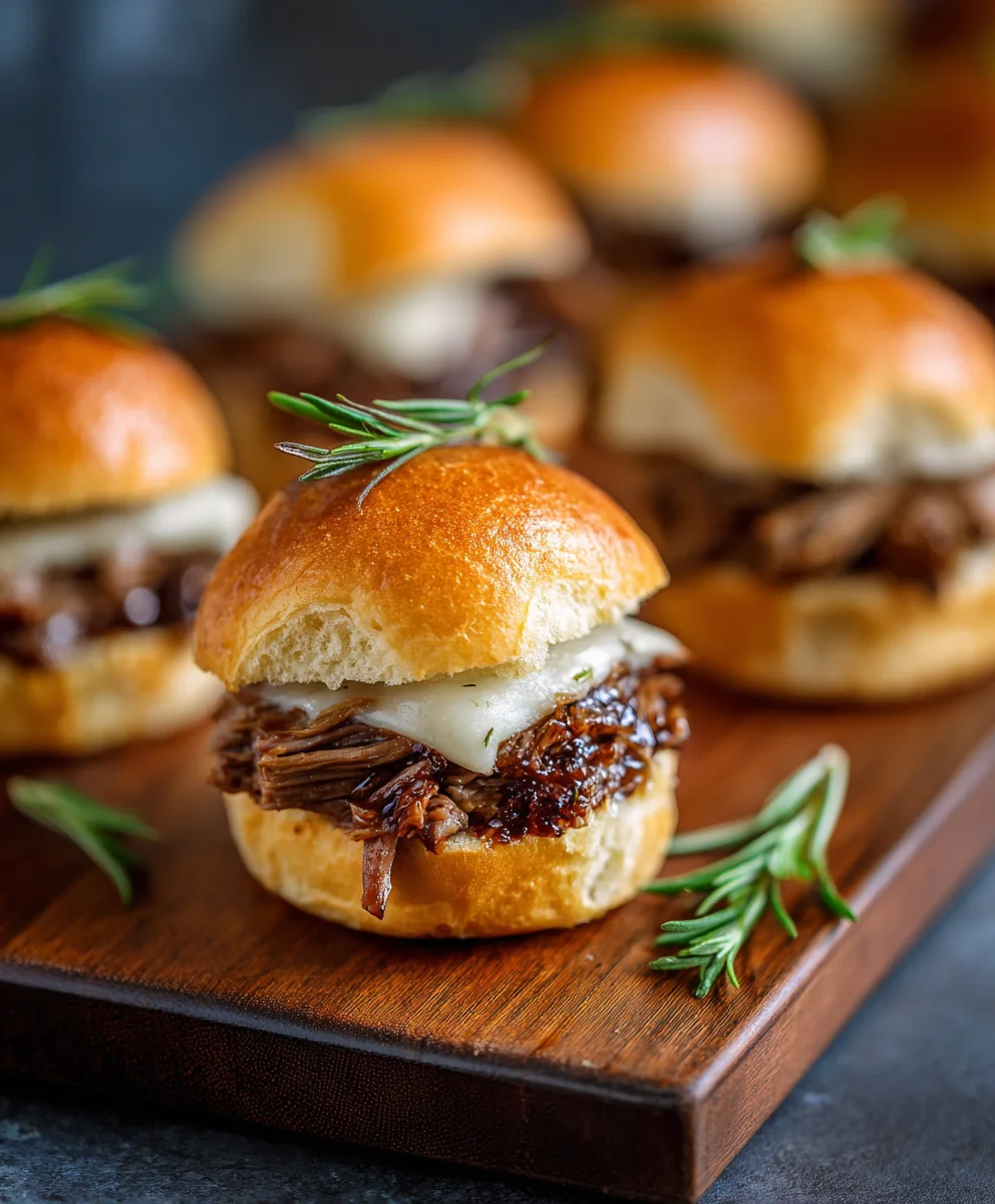 Irresistible French Dip Beef Sliders: Quick & Easy Meal