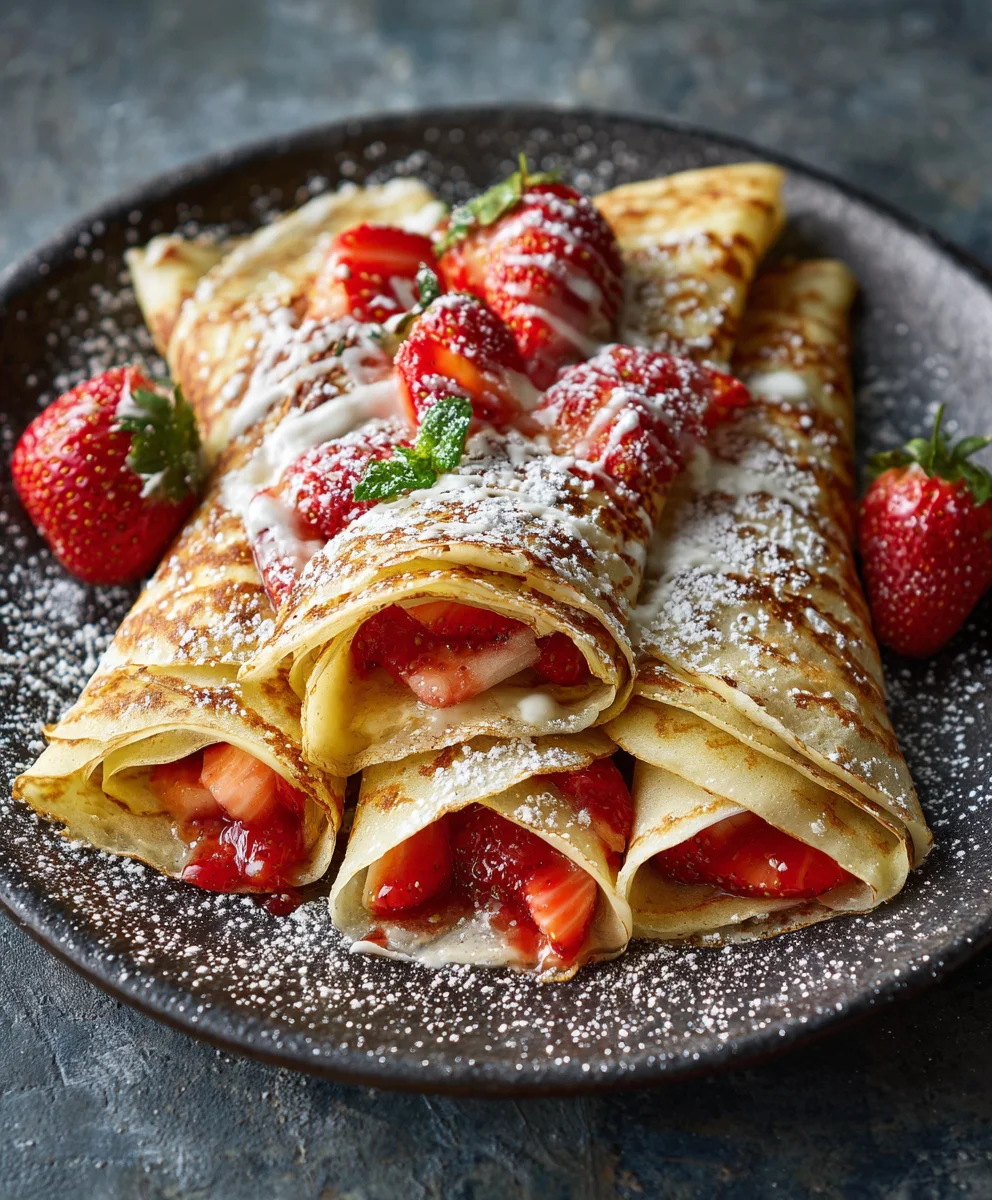 Sweet Strawberry Crepes: Perfect Breakfast & Dessert