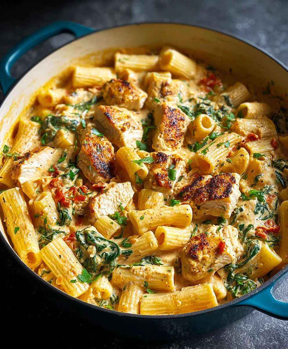 Simple Creamy Tuscan Chicken Pasta: Quick Weeknight Meal