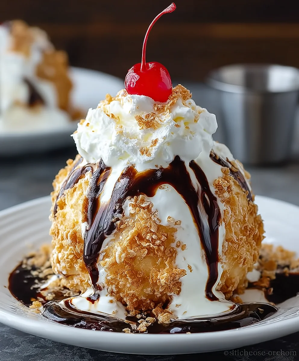 Fried Ice Cream Recipe: Crispy Dessert Indulgence!