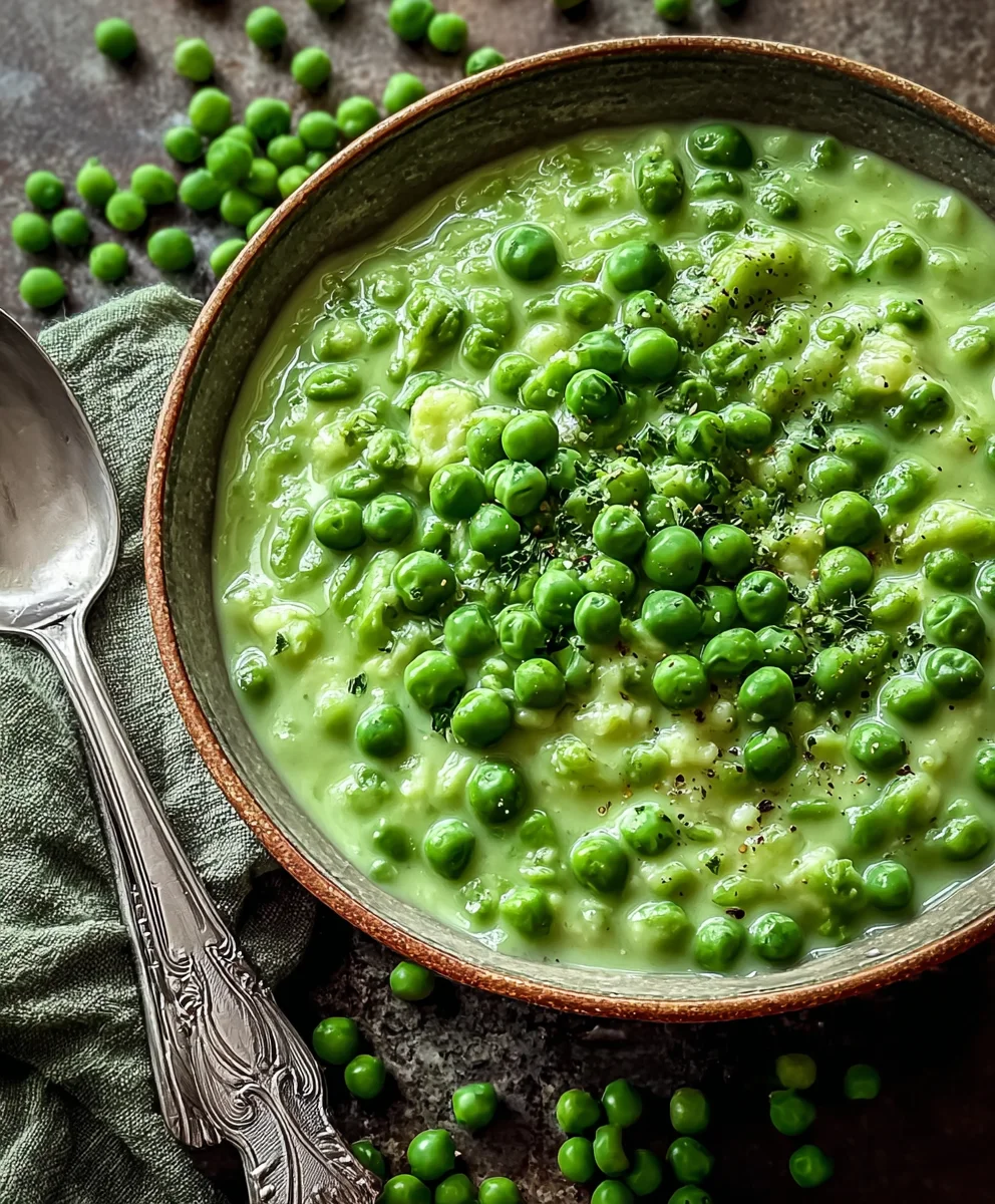 Homemade Creamed Peas