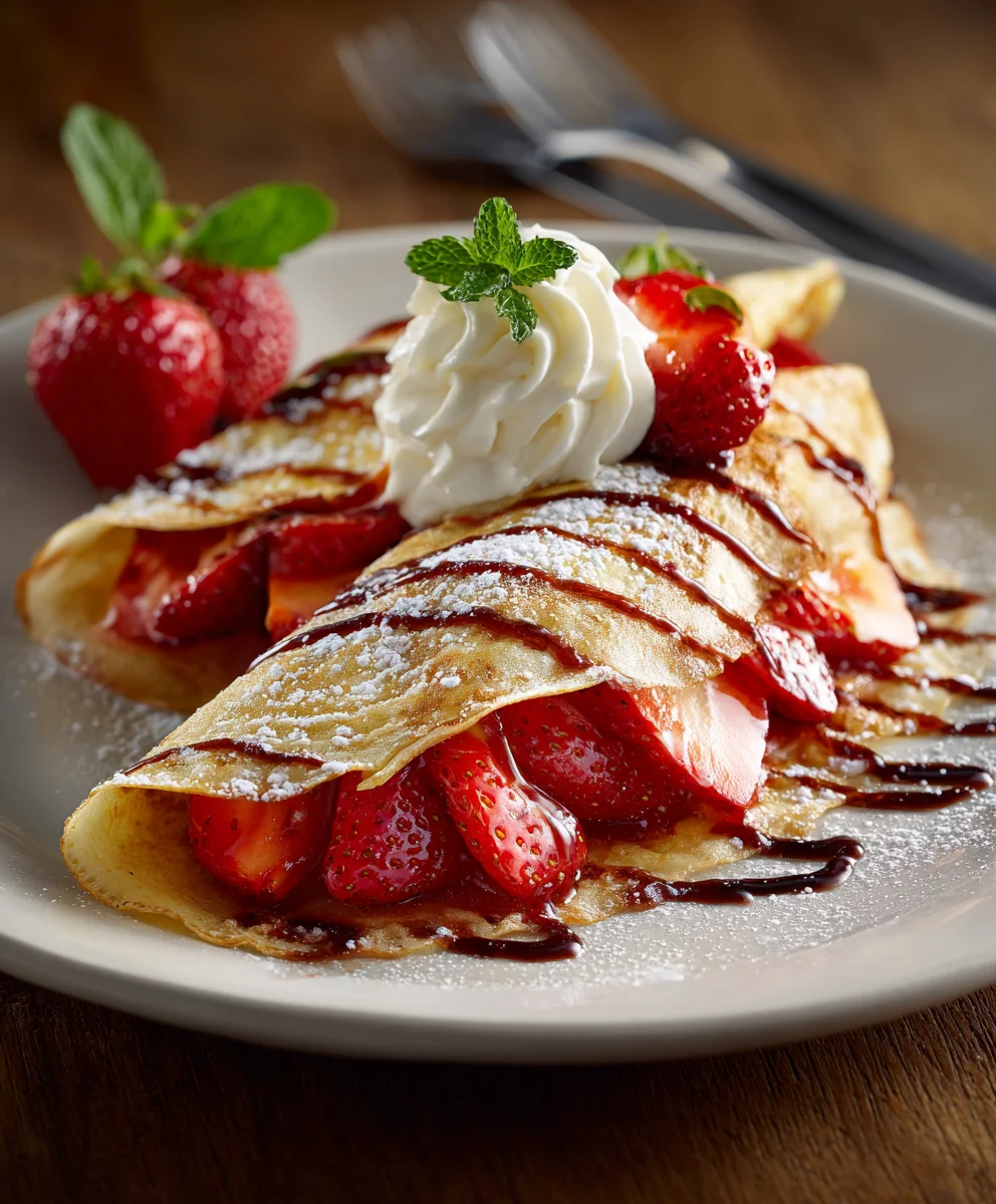 Sweet Strawberry Crepes: Perfect Breakfast & Dessert