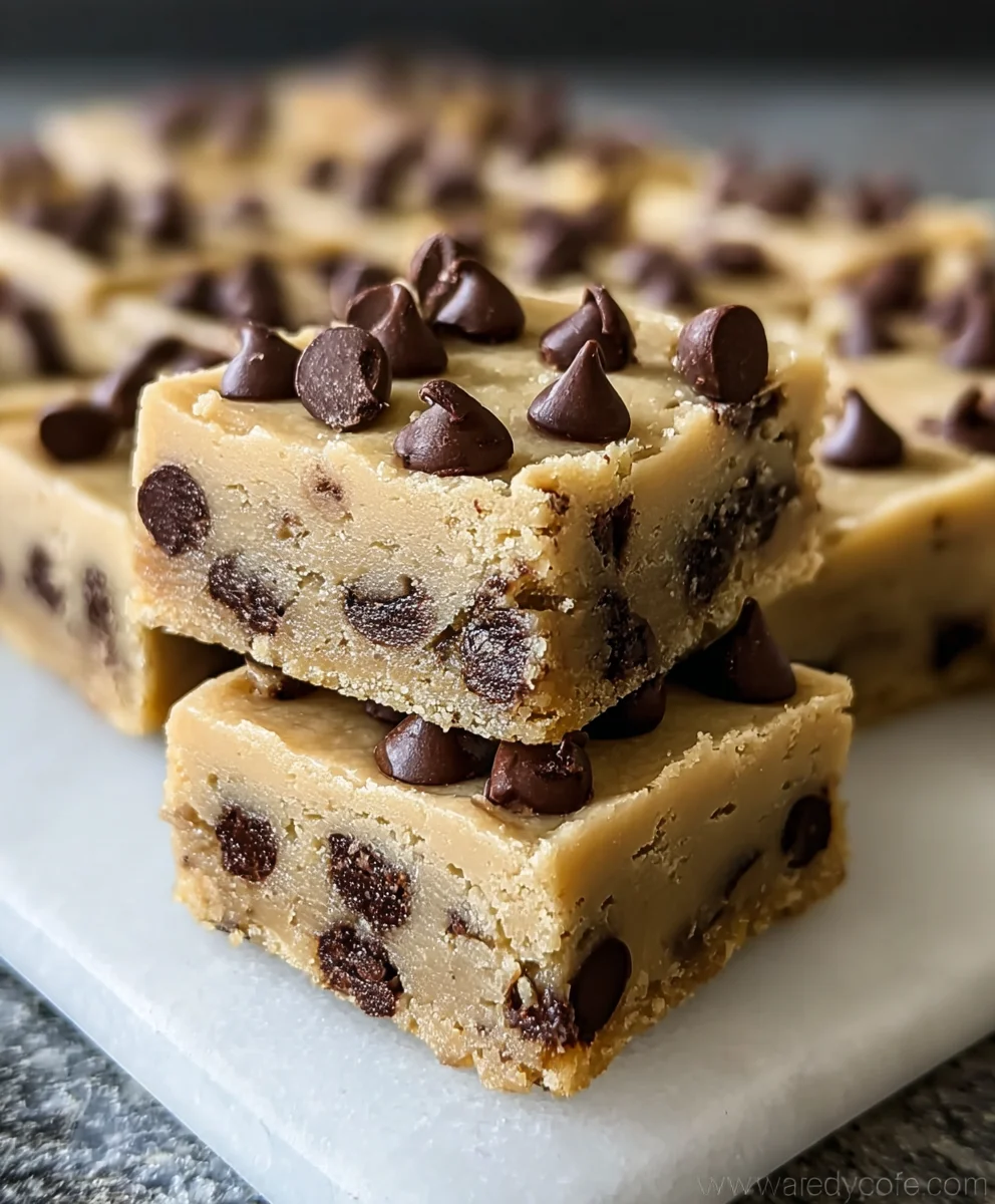 Decadent Chocolate Chip Cookie Dough Bars: A No-Bake Treat!